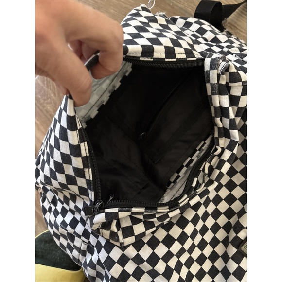 Vintage Rare Vans backpack Black/white Checkered‎ main image 13